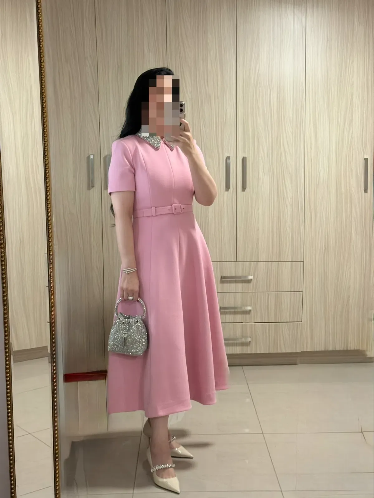 Rebecca Vallance Xena Short Sleeve Midi Dress - Image 1