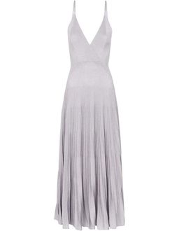 Sass & Bide Almost Famous Knit Dress Metallic Blue/Silver Size 8 for rent on The Volte - image 3