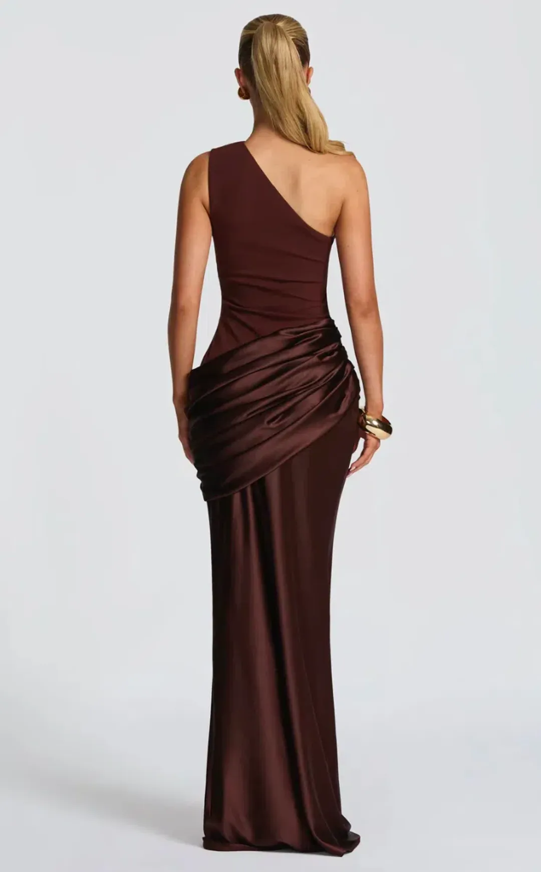 BABYBOO Sadona Maxi Dress - Plum Brown for rent on The Volte - main image