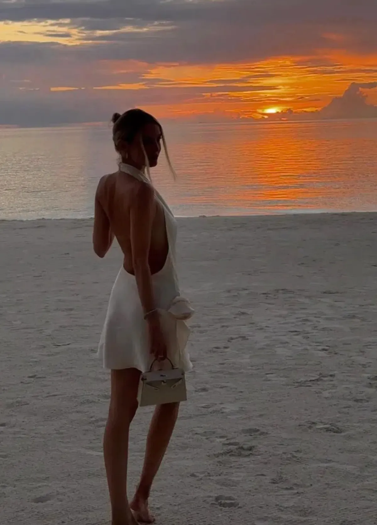 Arcina Ori Rosa Dress Ivory Size Medium - Image 4