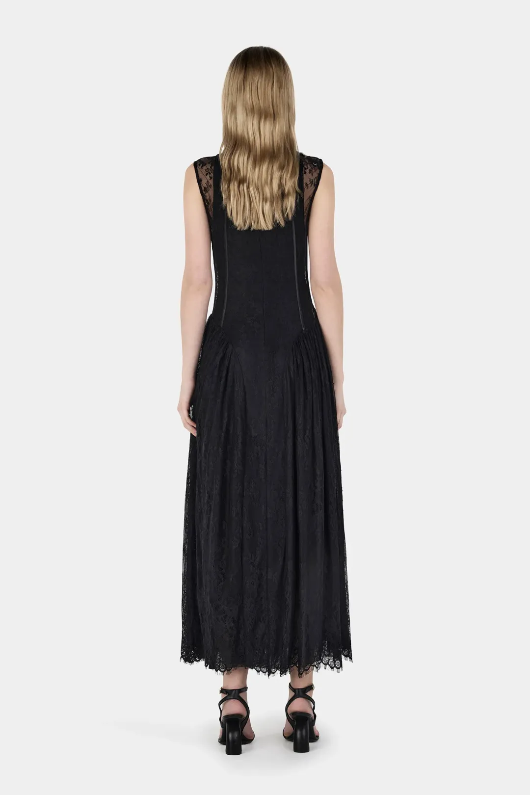 Hansen And Gretel Juliette Lace Dress Black Size 8 for rent on The Volte - main image