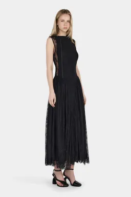 Hansen And Gretel Juliette Lace Dress Black Size 8 for rent on The Volte - image 4
