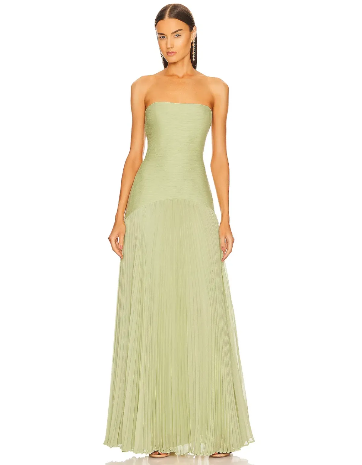 Alexis Sunniva Maxi Dress Gown in Sage Green XS Best fits AU6-8 - Image 2