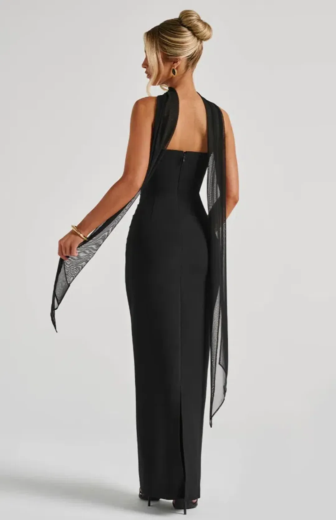 BABYBOO Yulia Maxi Dress - Black for rent on The Volte - main image