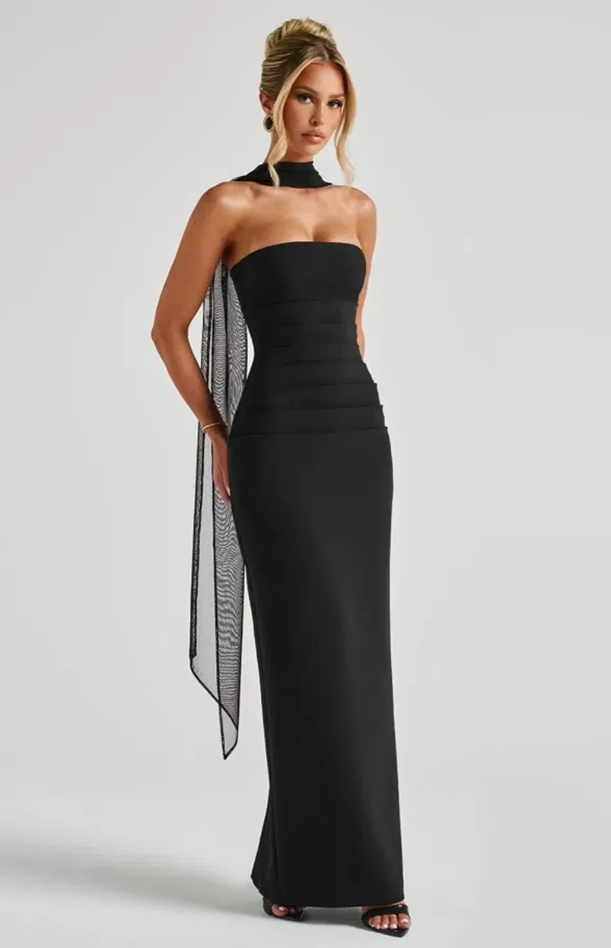 BABYBOO Yulia Maxi Dress - Black - Image 4