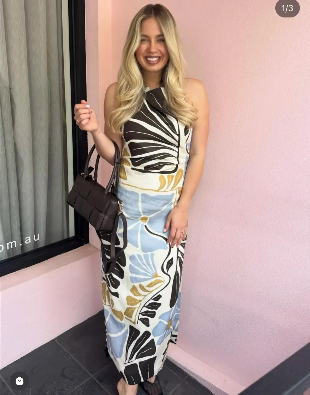 Sir- Lola Pleated Midi Dress- 1 for rent on The Volte - main image