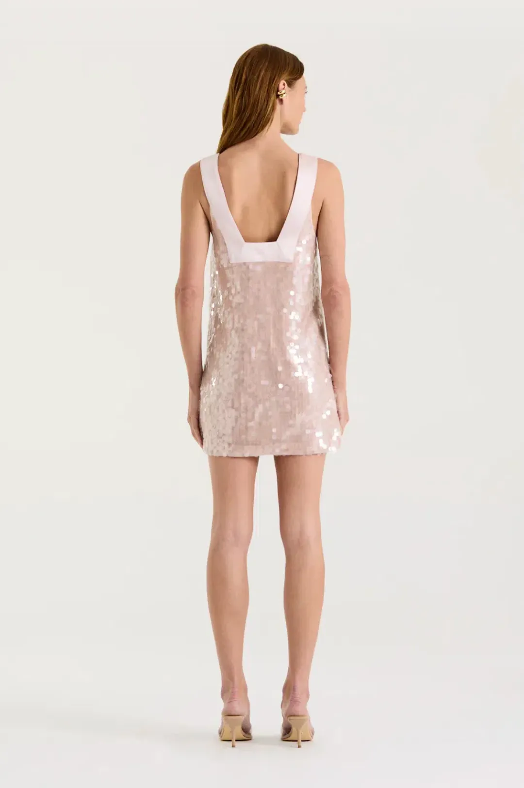 Henne Leanna Sequin Dress Shimmer Size 4 for rent on The Volte - main image