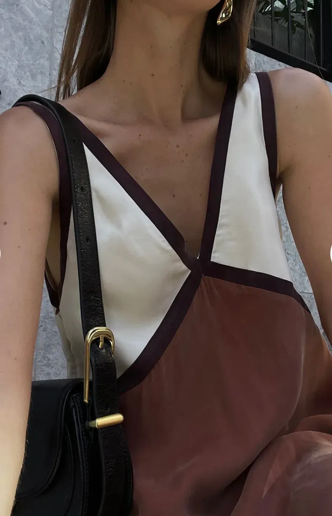 Sancia Naomi Maxi Dress Ochre size XL for rent on The Volte - main image