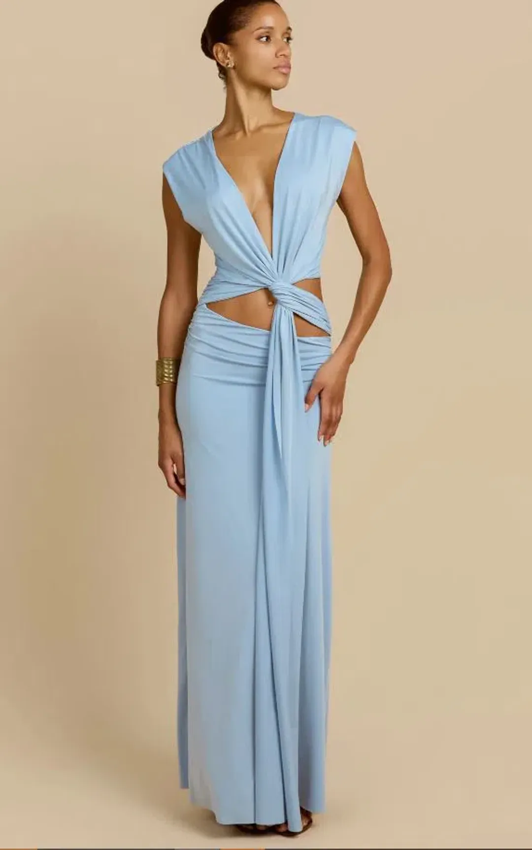 Arcina Ori Jade Dress in Blue Size XS for rent on The Volte - main image