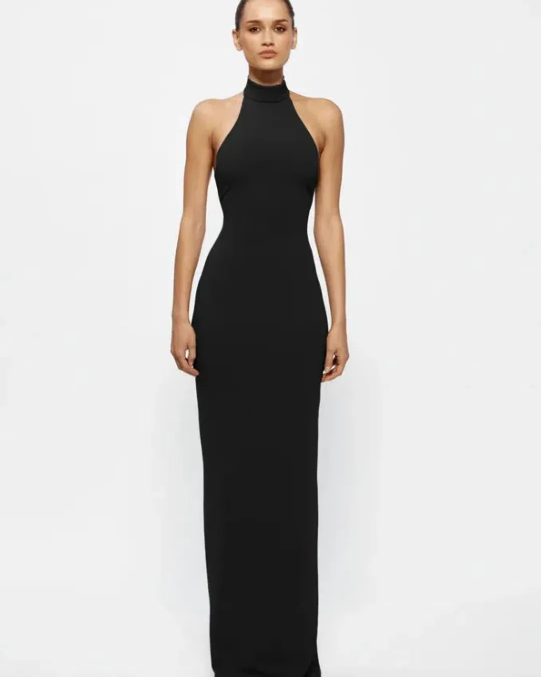 Effie Kats Rhi Gown in Black Size S for rent on The Volte - main image
