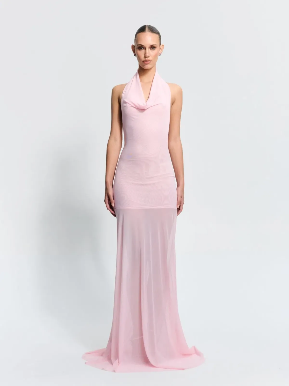 Effie Kats Cleo Gown in Petal Pink Size S / AU 8 for rent on The Volte - main image