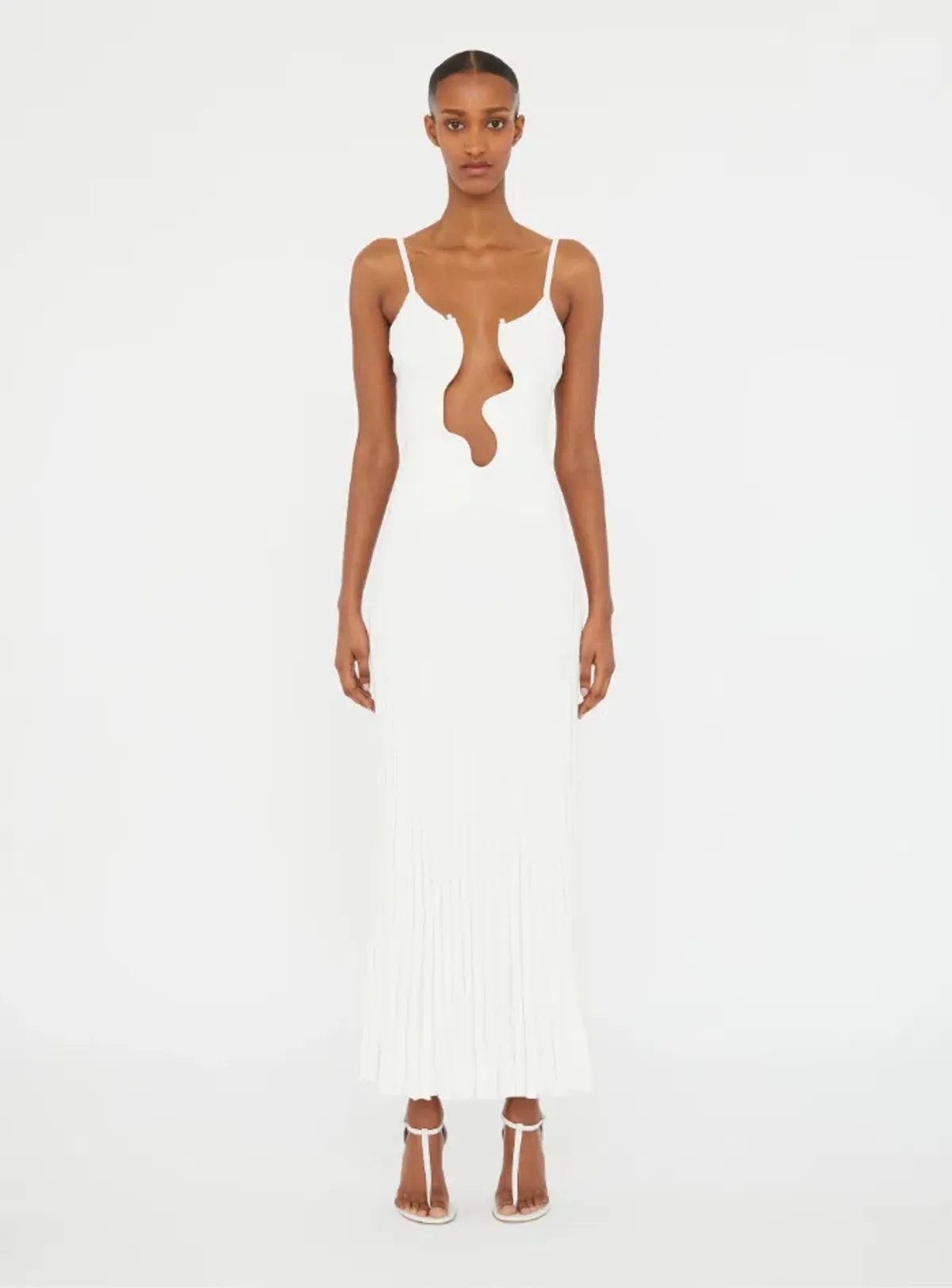 Christopher Esber Salacia Wire Sunray Dress in White size Small - Image 1