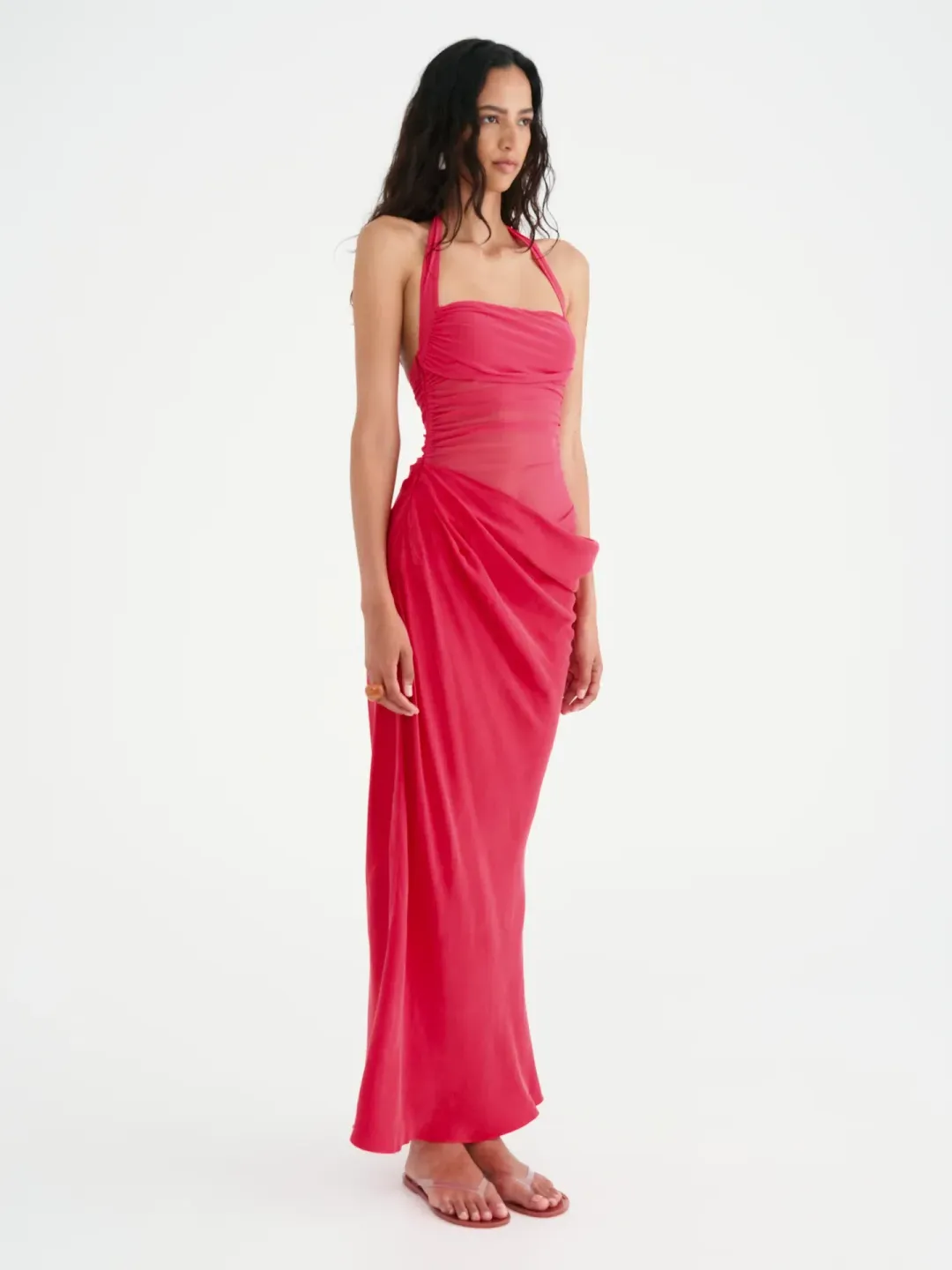 Benni Gina Maxi Dress in size 8 watermelon for rent on The Volte - main image
