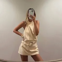 SIR Sabina Belted Mini Dress Size 2 / AU 10 for rent on The Volte - image 1