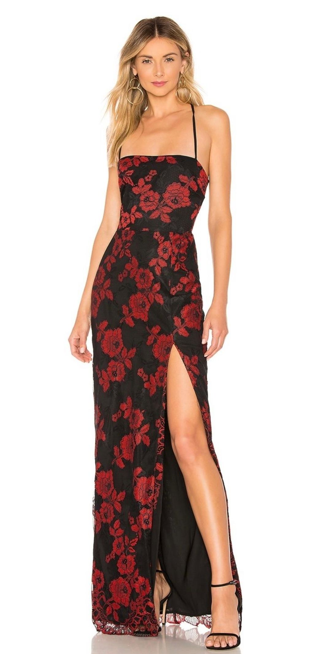 X by NBD Turner Gown Print Size 6 for rent on The Volte - main image