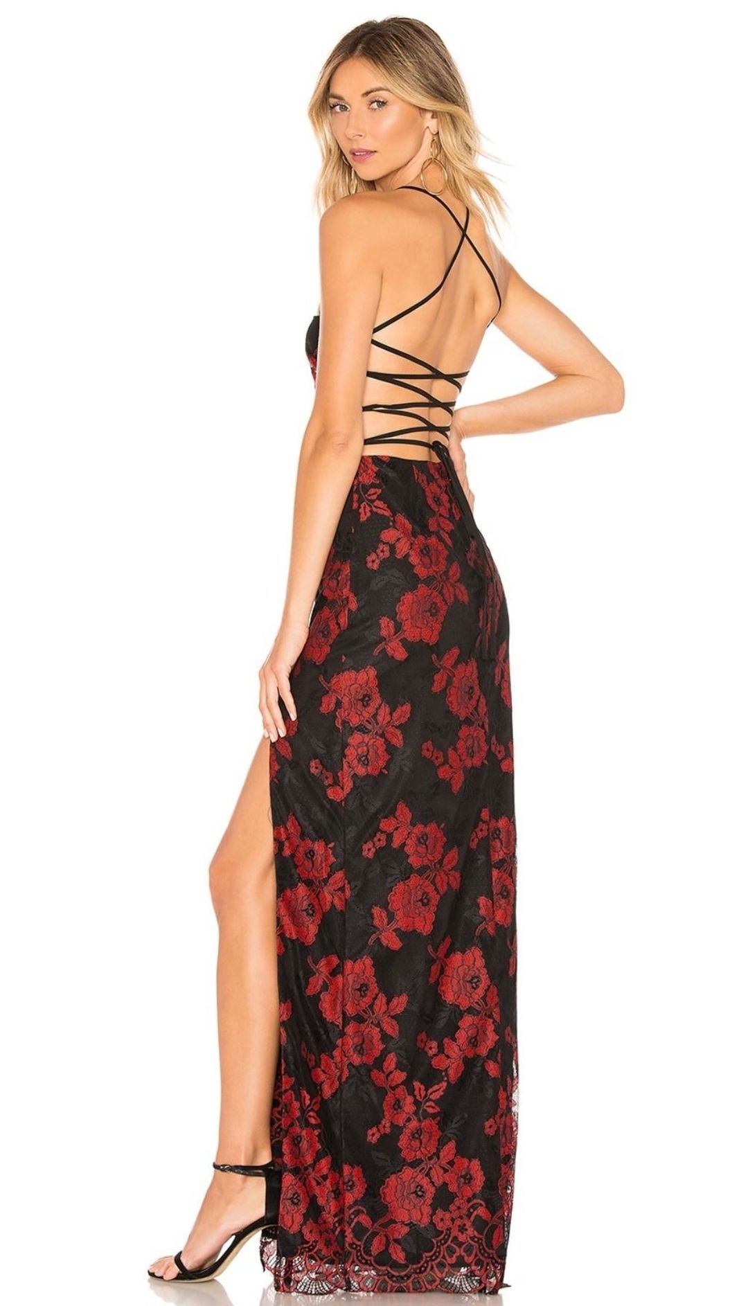 X by NBD Turner Gown Print Size 6 for rent on The Volte - main image