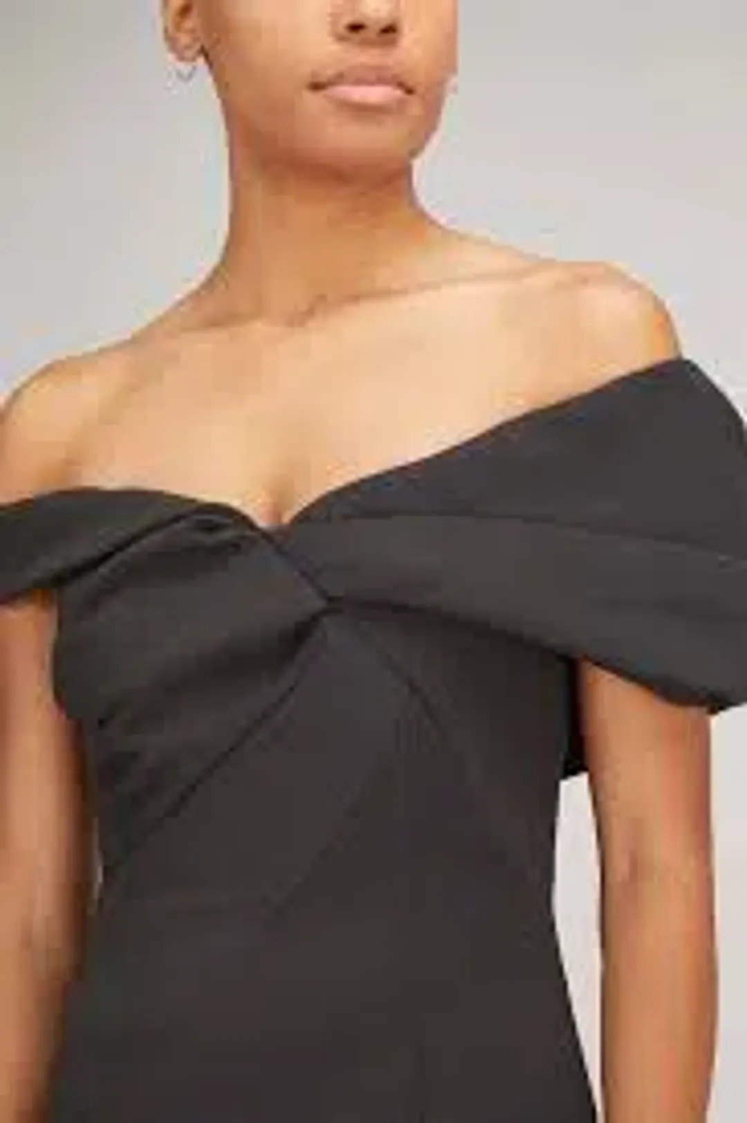 Rachel Gilbert Matteo Midi Dress in Black RG 1 / AU 10 for rent on The Volte - main image