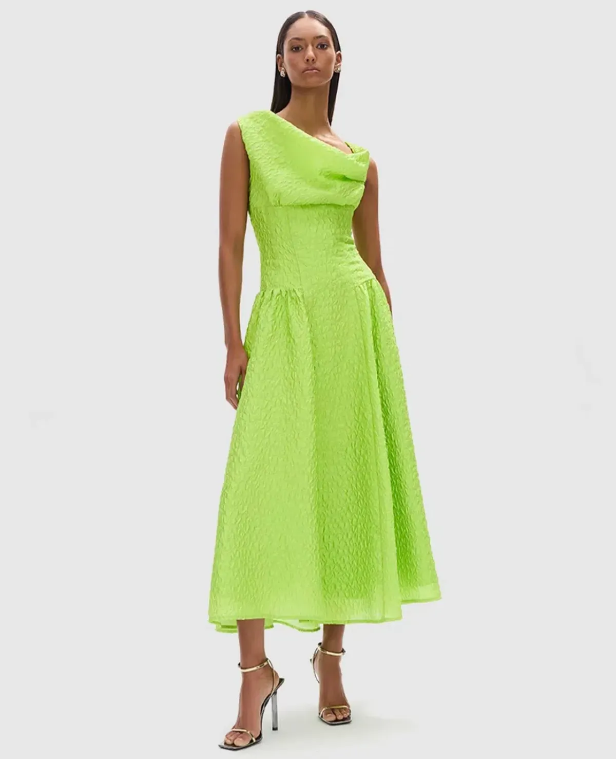 Rachel Gilbert Elley Dress Green 6/AU18 for rent on The Volte - main image