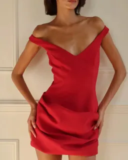 Arcina Ori Avery Dress Red Size Small for rent on The Volte - image 4