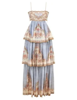 Zimmermann Daylight Tiered Maxi Dress Size 4 / AU 16 for rent on The Volte - image 1