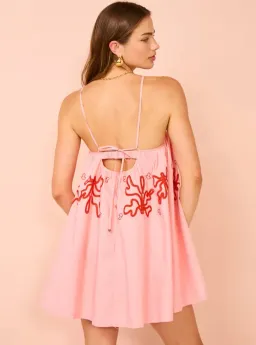 Mon Renn Mystique Mini Dress in Strawberry Swirl Size 6 for rent on The Volte - image 3