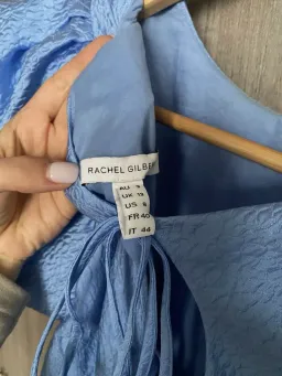 Rachel Gilbert Emiko Mini Dress in Blue for rent on The Volte - image 5