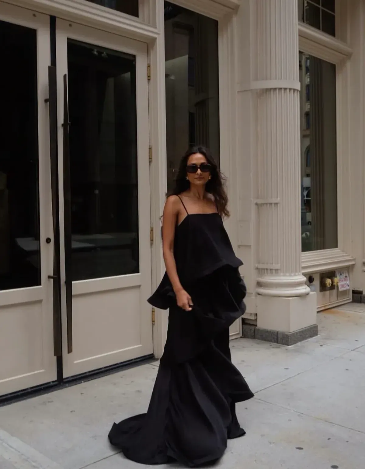 Elliatt Tilly Tiered Maxi Dress size XL / 14 Black - Image 2