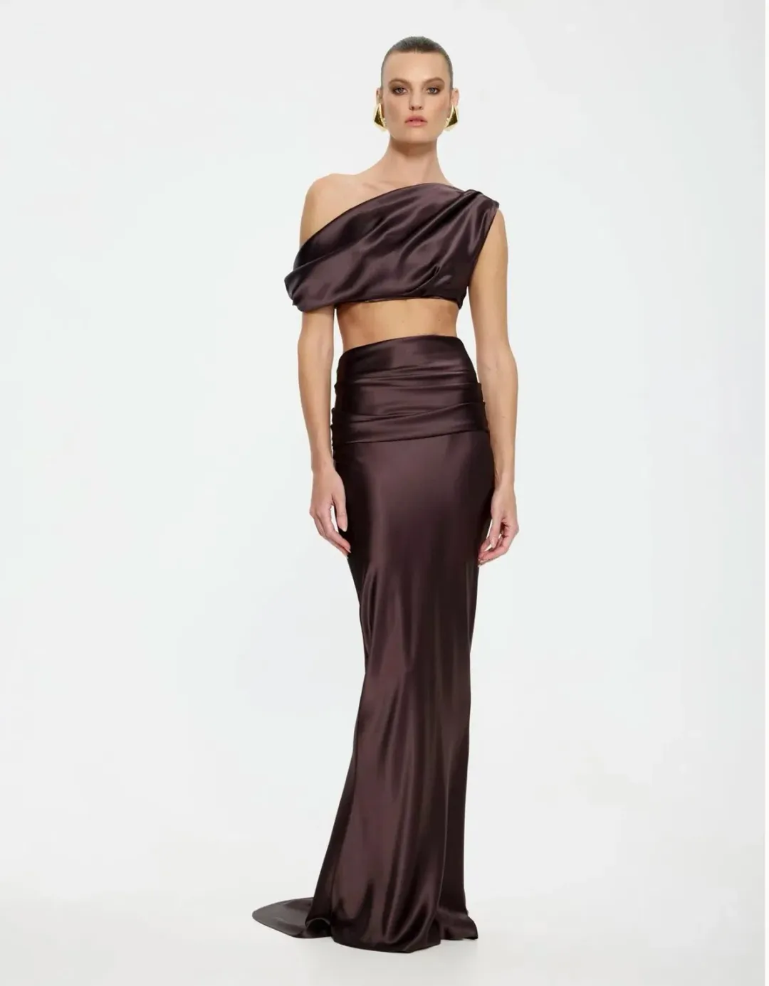 Effie Kats - Perez Set - Chocolate - Size M/10 for rent on The Volte - main image