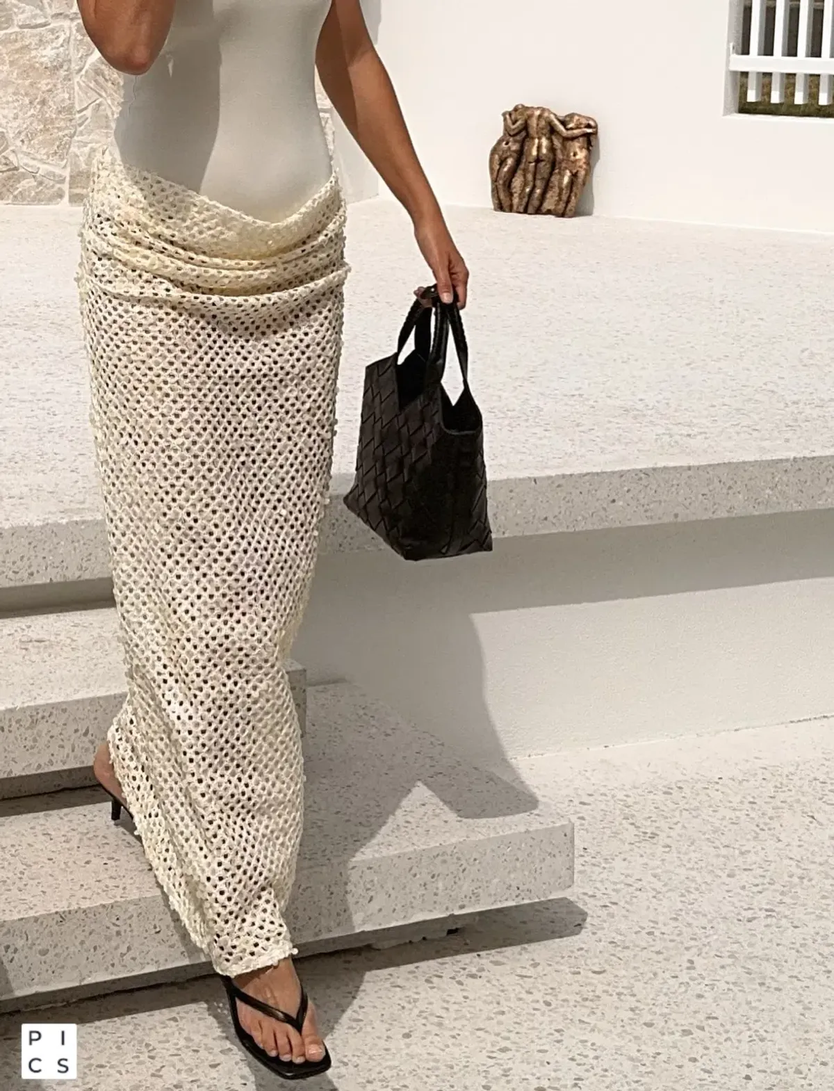 Benni Ariel Maxi Dress in Shell Size 8 AU / S - Image 5