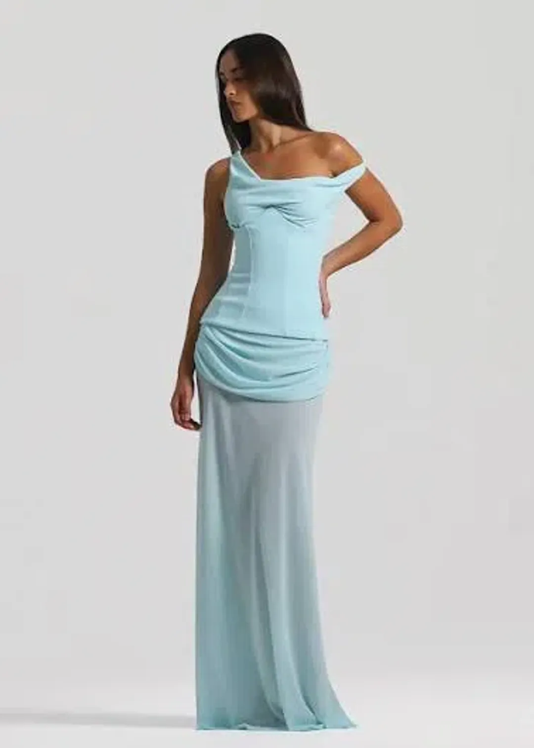NATALIE ROLT CADENCE GOWN IN BLUE SIZE 10 for rent on The Volte - main image