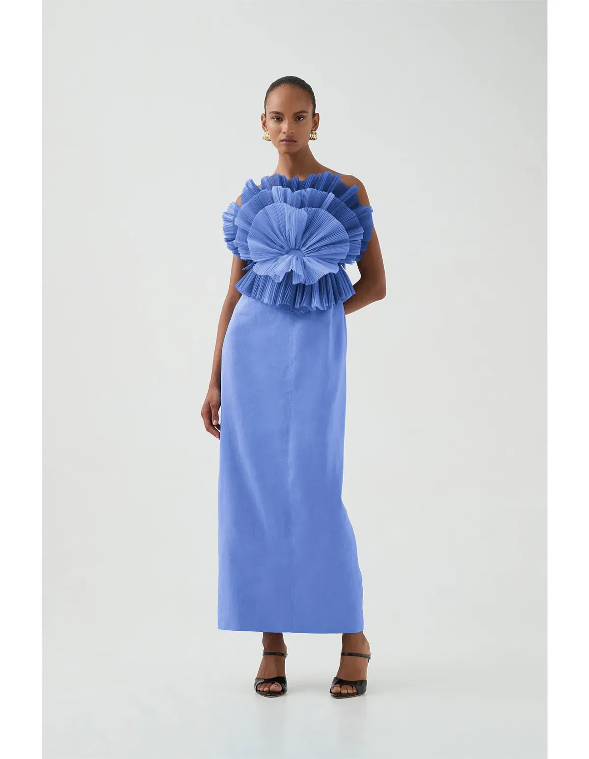 Aje / Kira Midi Dress / Ocean Wave / Size 10 - Image 1