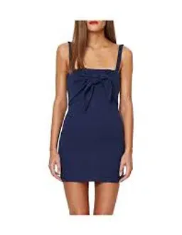 Bec & Bridge Under Eave Mini Dress - Navy - Size 12 for rent on The Volte - image 1