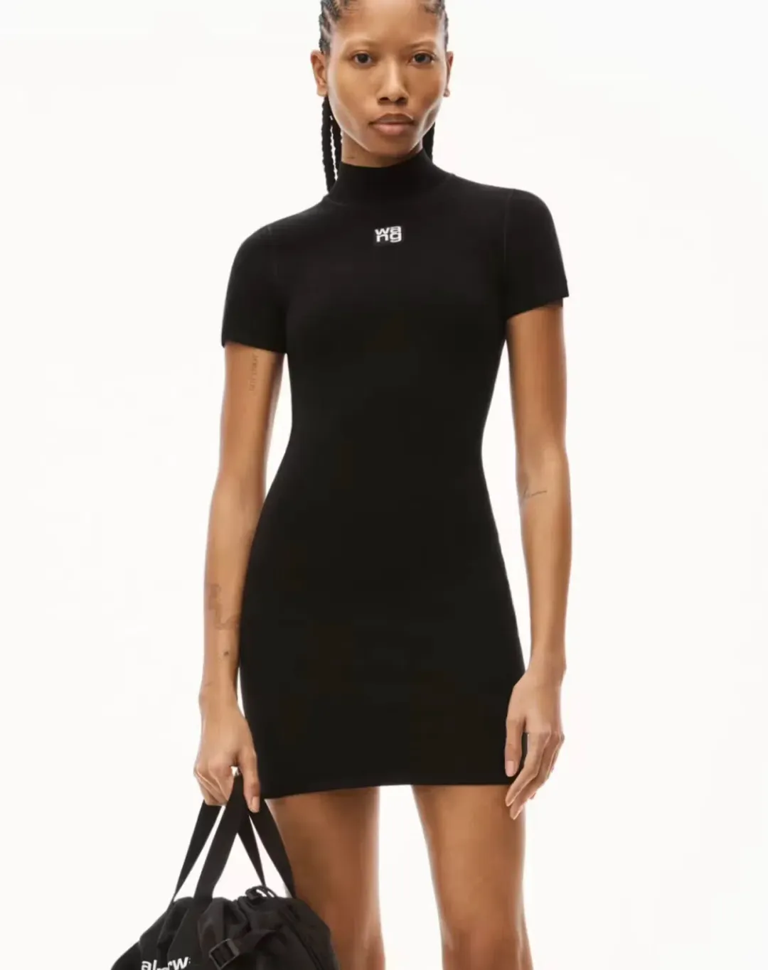 Alexander Wang Black Mini Dress for rent on The Volte - main image