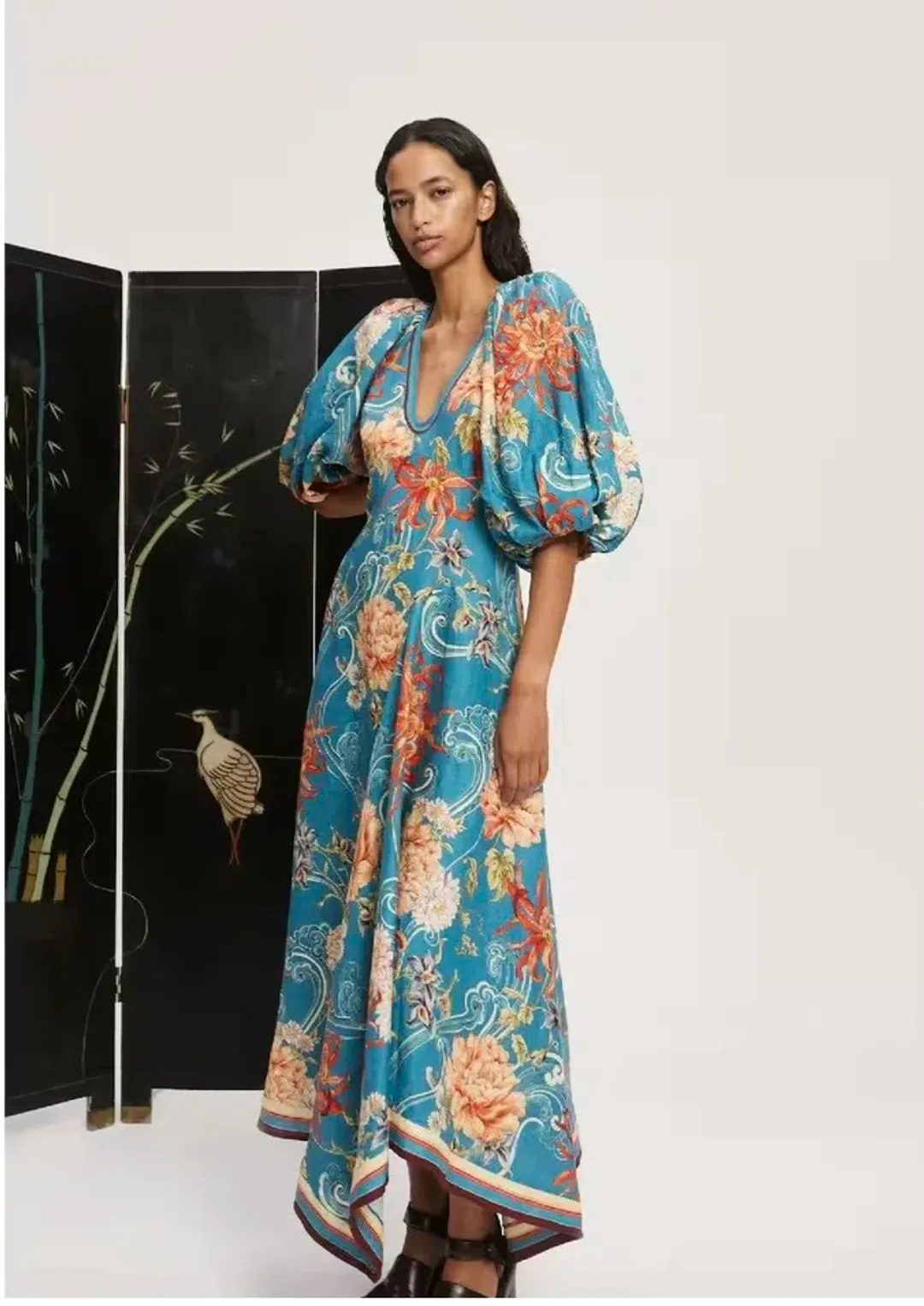 Alemais Fletcher Midi Dress Size 10 for rent on The Volte - main image