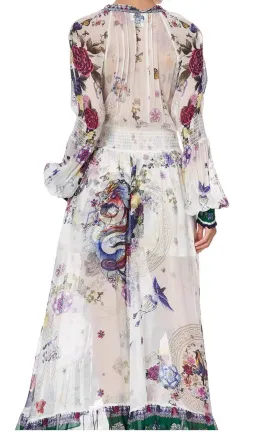 Camilla Gentle Moon Blouson sleeve Wrap Dress Size XL NWT RRP $ 899 for rent on The Volte - image 9