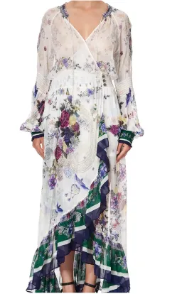Camilla Gentle Moon Blouson sleeve Wrap Dress Size XL NWT RRP $ 899 for rent on The Volte - image 2