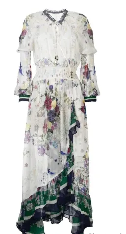 Camilla Gentle Moon Blouson sleeve Wrap Dress Size XL NWT RRP $ 899 for rent on The Volte - image 4