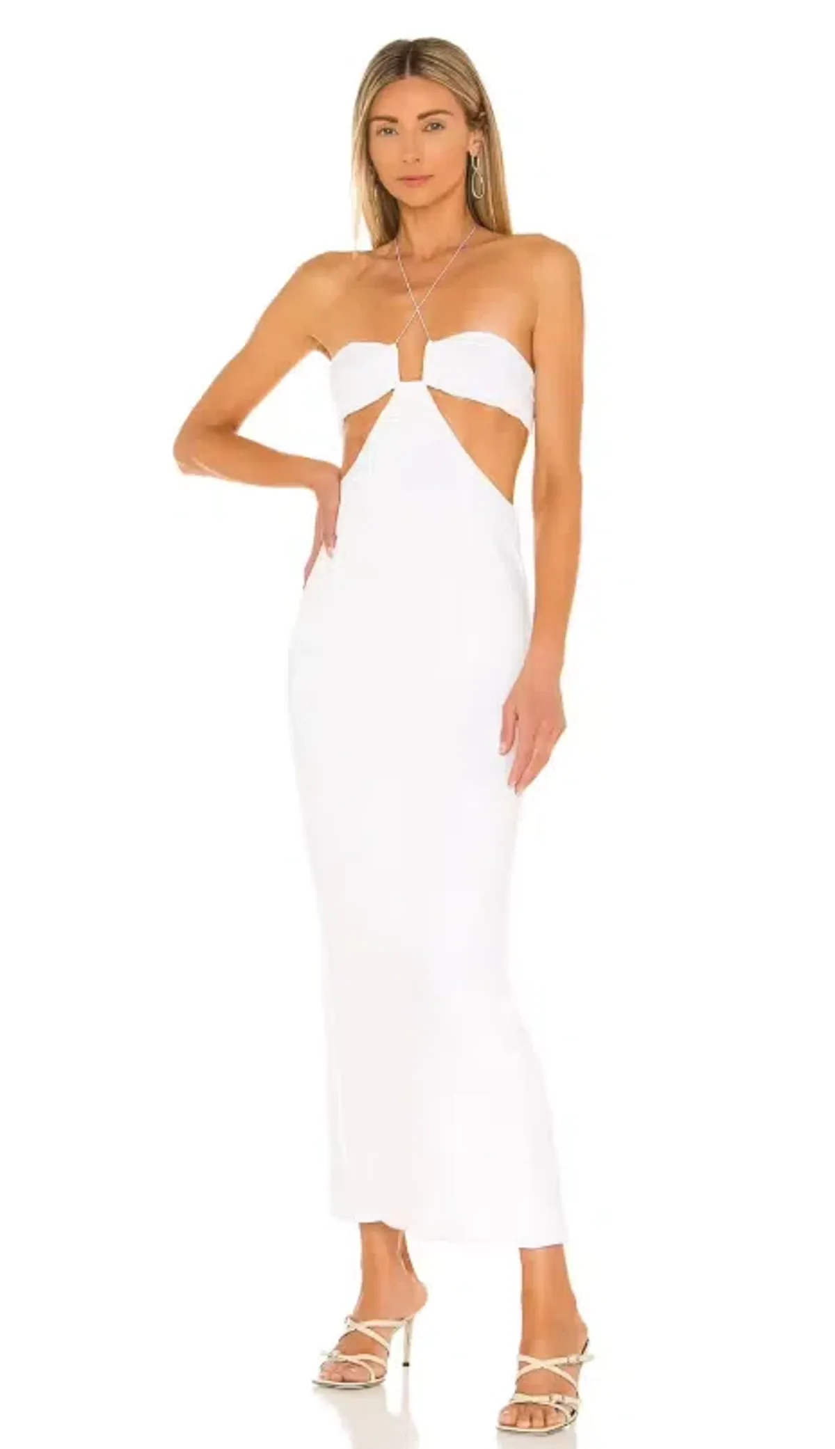Natalie Rolt Willow Midi in White - Image 3
