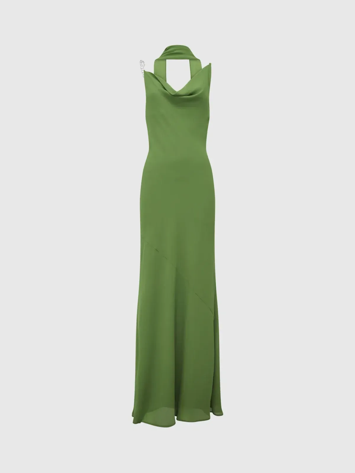 Sheike Anya Maxi Dress Green Size 10 - Image 9
