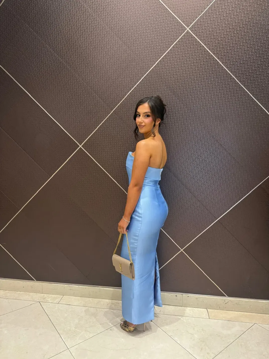 Jafrie By R - Eclipse Maxi Gown (Cornflower blue) for rent on The Volte - main image