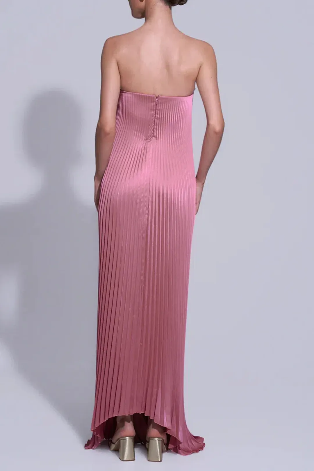 Lidee Black Tie Maxi Gown Dusty Rose Size AU 10 for rent on The Volte - main image