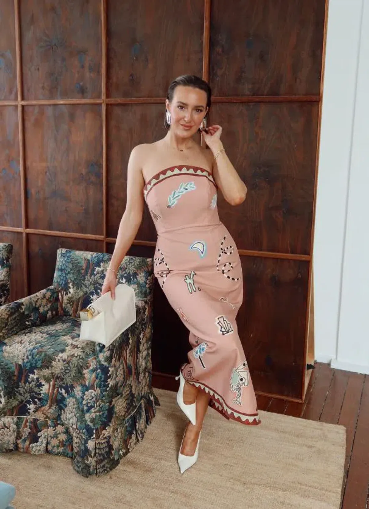 Alemais x La Sirena Exclusive Laurence Midi Dress Size 10 - Image 2