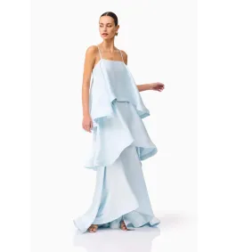 Elliatt Tilly Tiered Maxi Dress Blue Size 12 for rent on The Volte - image 4