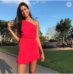 Kookai 'GiGi' Dress red size 8 for rent on The Volte - image 1