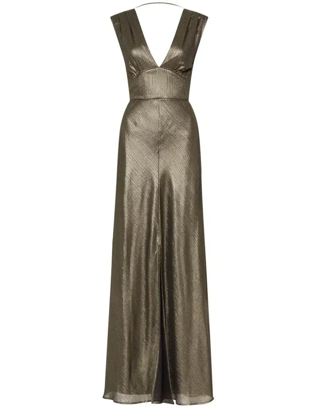 Sass & Bide Lost In Monaco Dress in Antique Gold Size 16 - Image 5