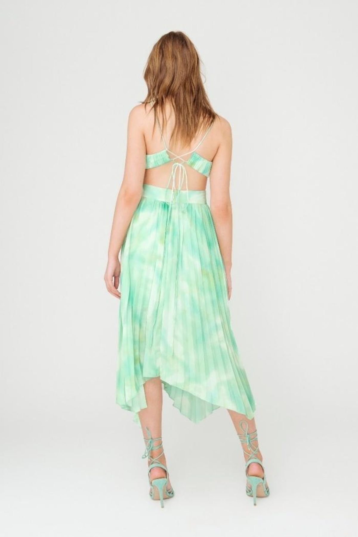 Sheike Daydream Pleat Dress Mint Size 10 - Image 6