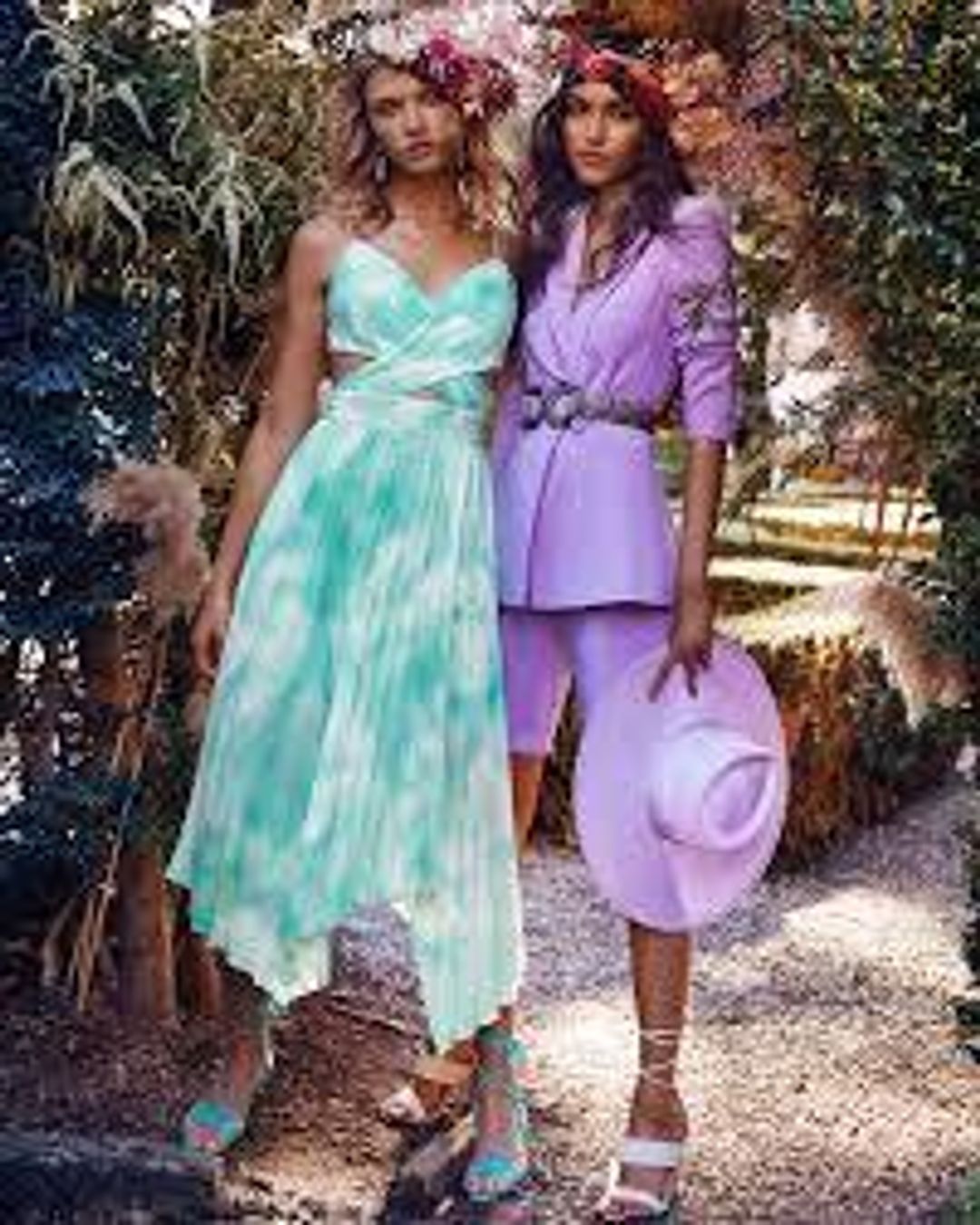 Sheike Daydream Pleat Dress Mint Size 10 for rent on The Volte - main image