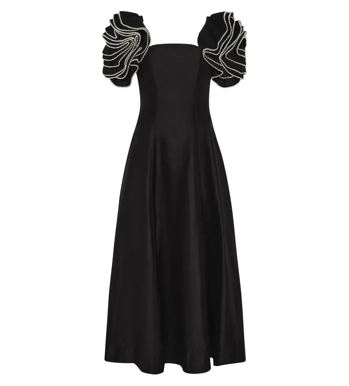 Aje Twyla Midi Dress Black Size 8 - Image 7