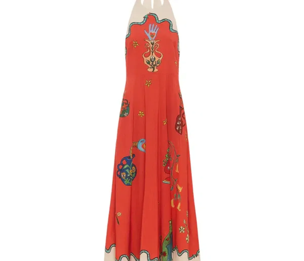Alemais - Rose Halter Dress - Image 3