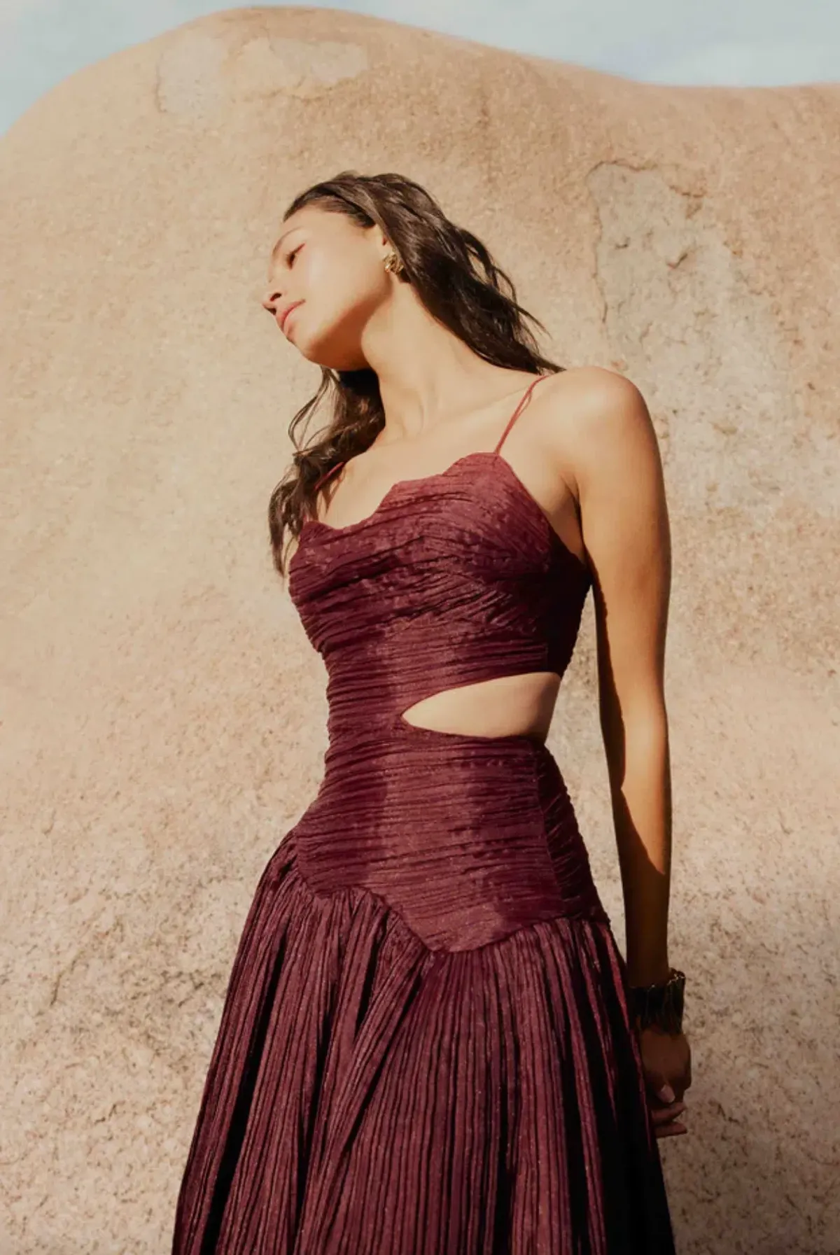 Aje Laurier Wave Maxi Dress Size 16 - Image 2